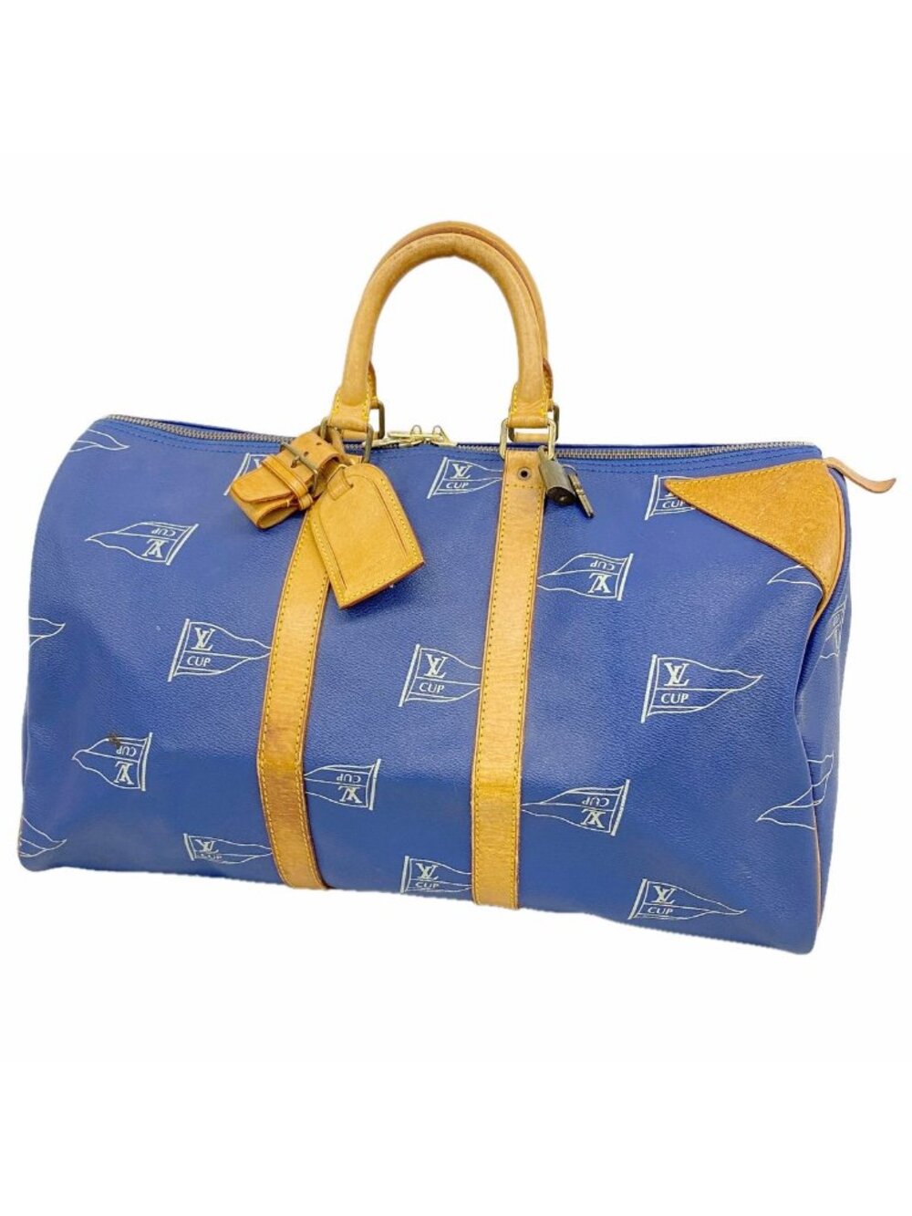 Louis Vuitton Boston Bag LV Cup Keepall 45 San Diego Blue